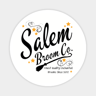 Funny Halloween Salem Broom Company Witch Costume Magnet